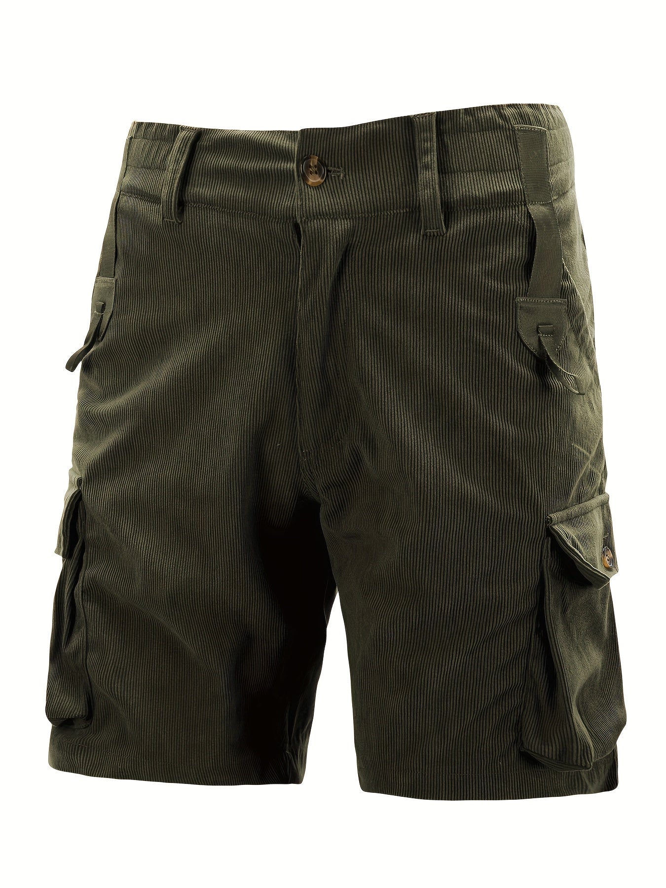Velion | Herenoverall van corduroy met 3D-weefpatroon – casual broek, ritssluiting