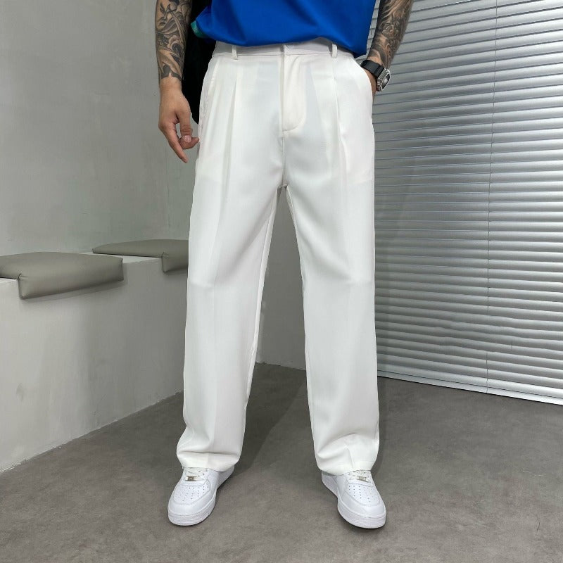 Orien | Pantalon droit pour homme – Confortable, coupe ajustée, polyvalent pour le travail et les loisirs