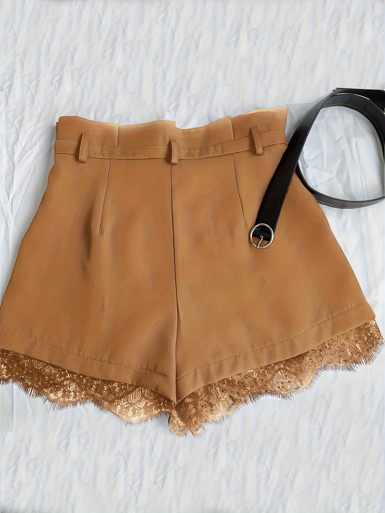 Ziah | Chique kanten short voor dames – Elegante, casual zomerkleding met hoge taille