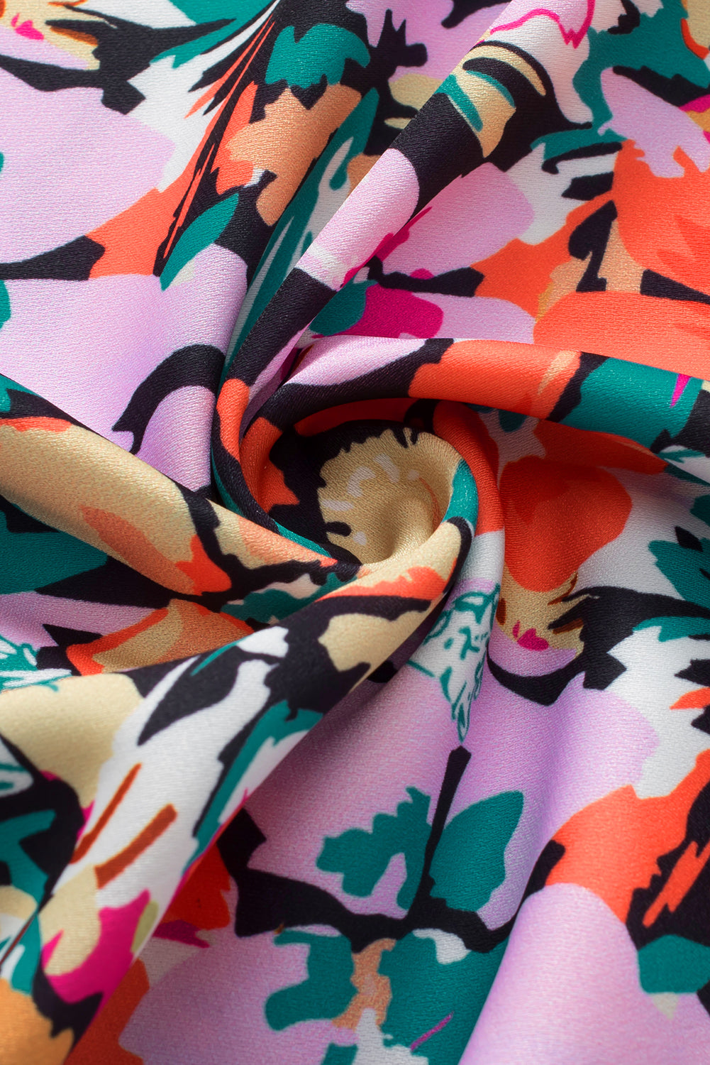 Marzena | Multicolour floral blouse with ruffled sleeves - Stylish women's top