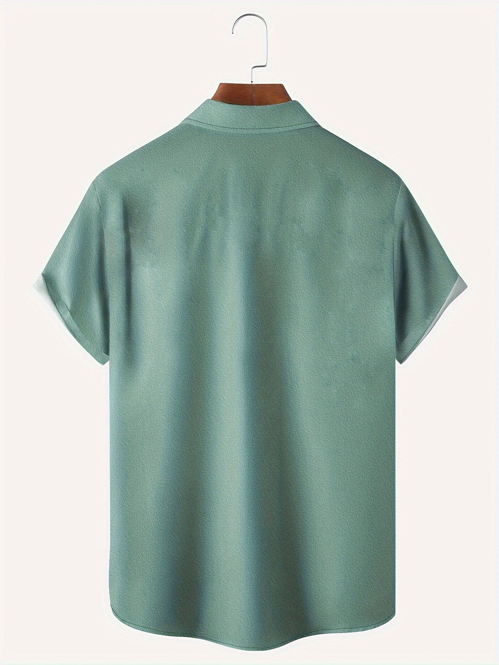 Olavur | Retro gestreept herenoverhemd met korte mouwen en reverskraag - casual gedrukte top