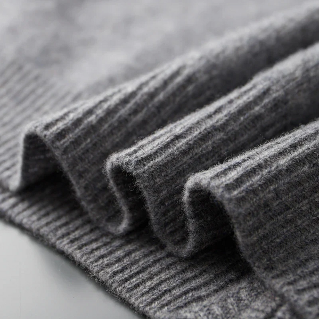 Sylvarn | Merinowollen trui met ritssluiting voor heren – zacht, warm, lichtgewicht, casual en stijlvol