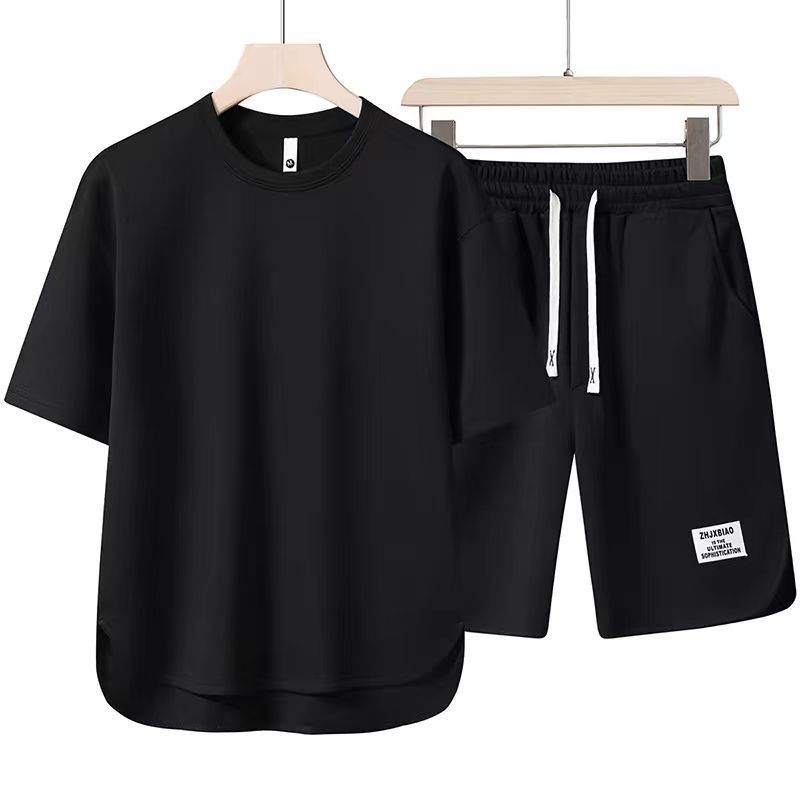 Cezary | Men's T-shirt and Shorts 2-piece - Casual Outfit