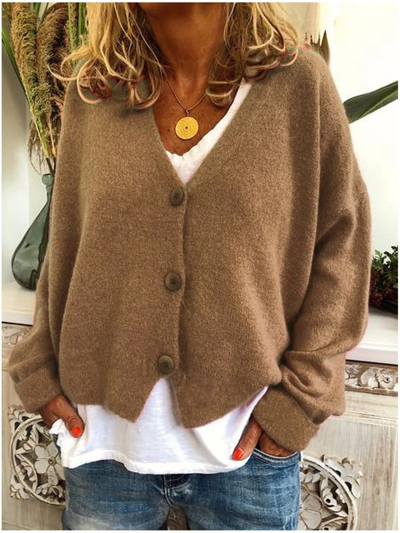 Alnira | Gilet en maille douce pour femme – Gilet ouvert décontracté