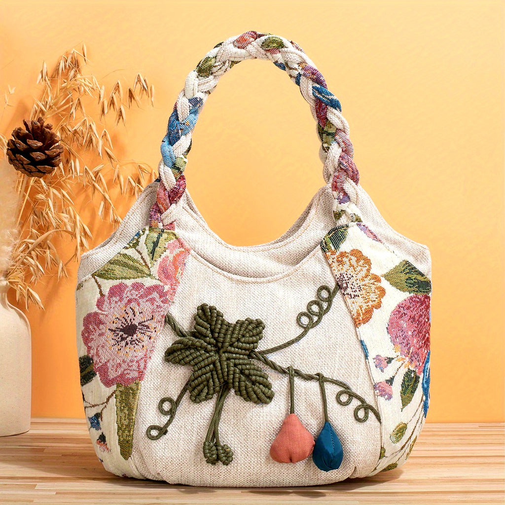 BohoBloom | Handgemaakte Boheemse Bloemen Draagtas