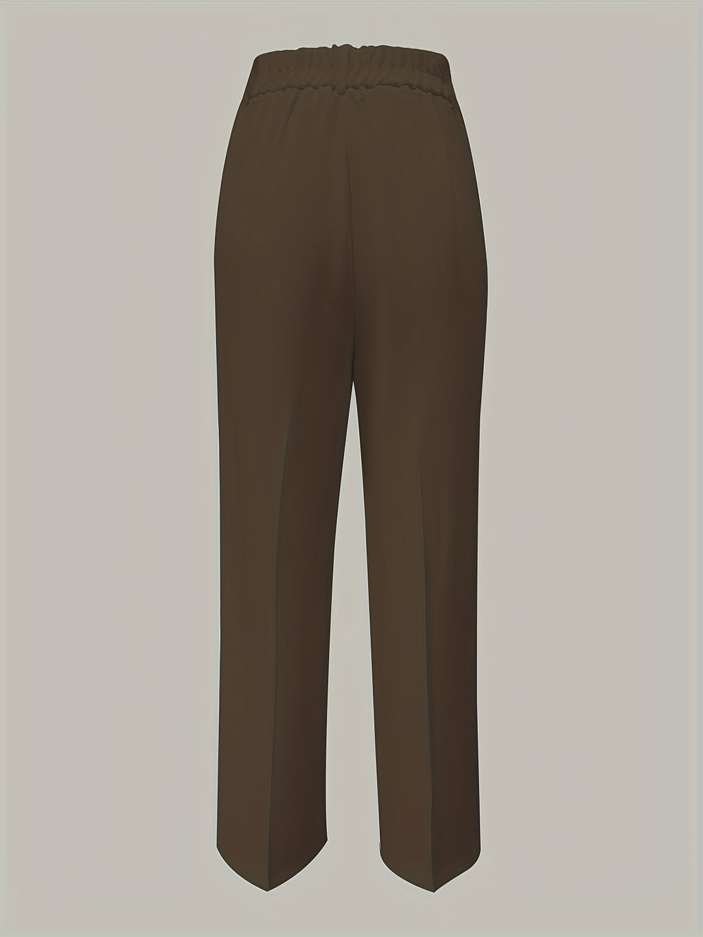 Oralia | Verfijnde broek met wijde pijpen voor dames - Rechte broek met hoge taille en knoopsluiting