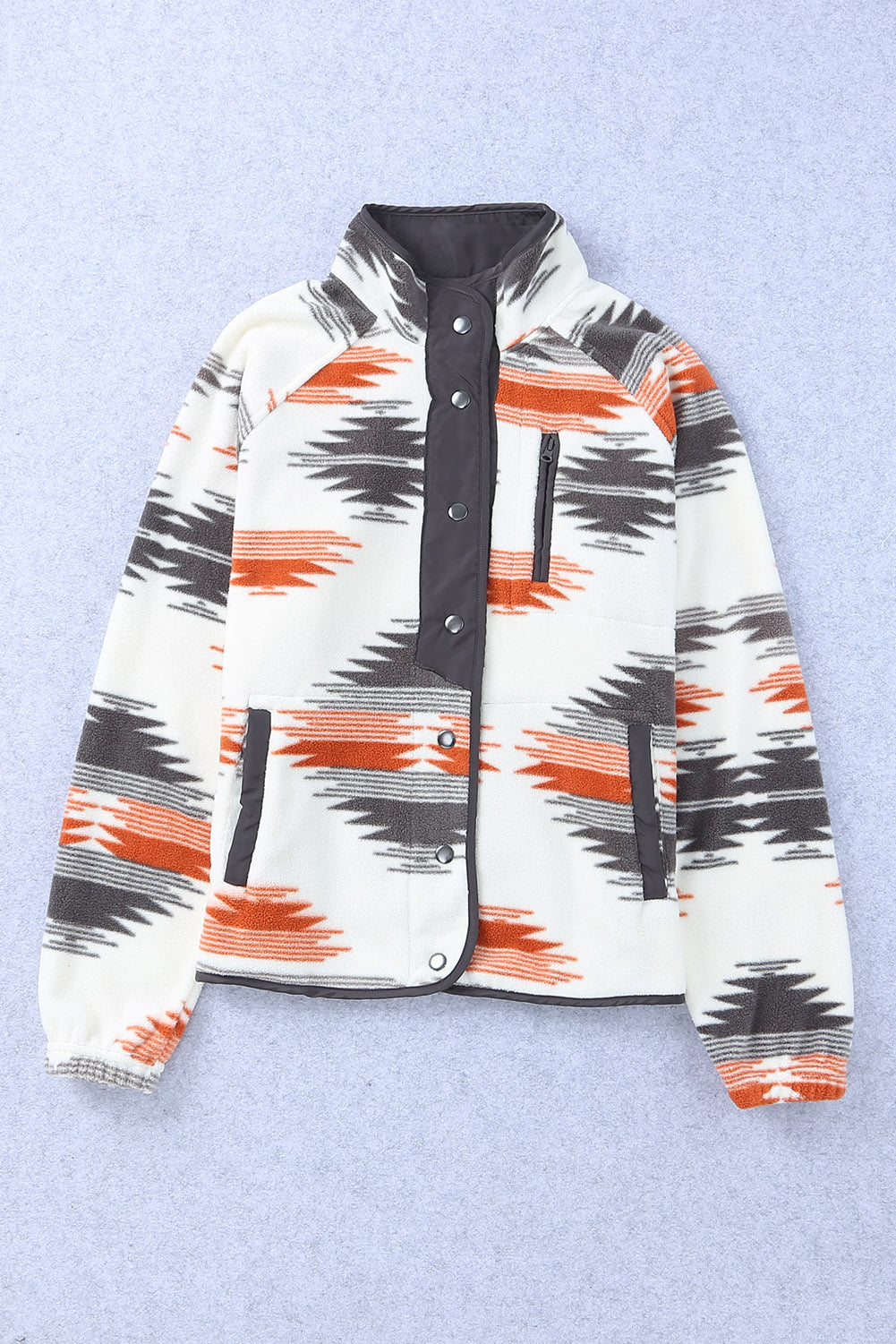 Charisse | Fleece damesjack met drukknopen - Zachte, warme, stijlvolle bovenkleding