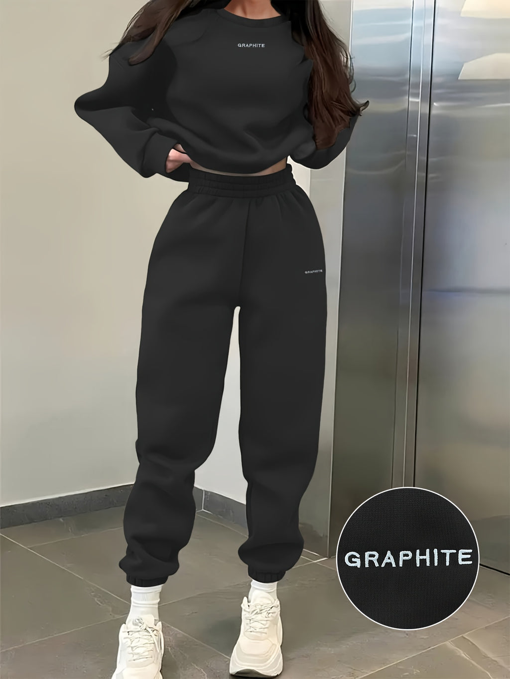 Dariah | Casual sweatshirt- en broekenset voor dames, losse pasvorm, comfortabele sportkleding
