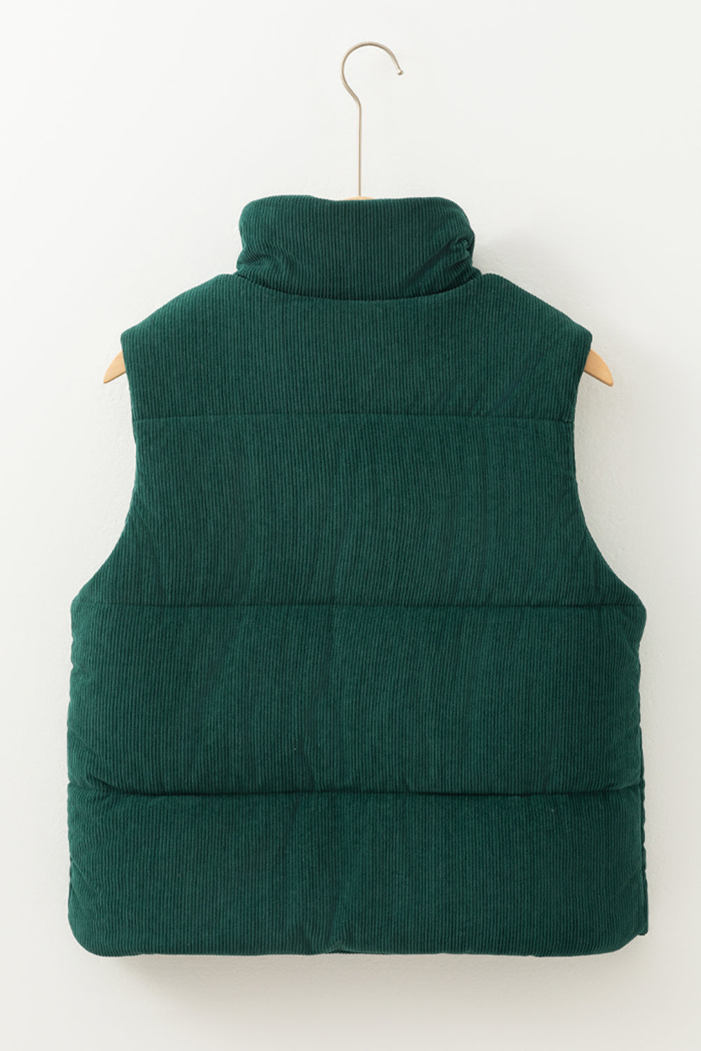 Dagny | Corduroy Puffer Vest met Ritssluiting Staande Kraag Casual Jack voor Dames
