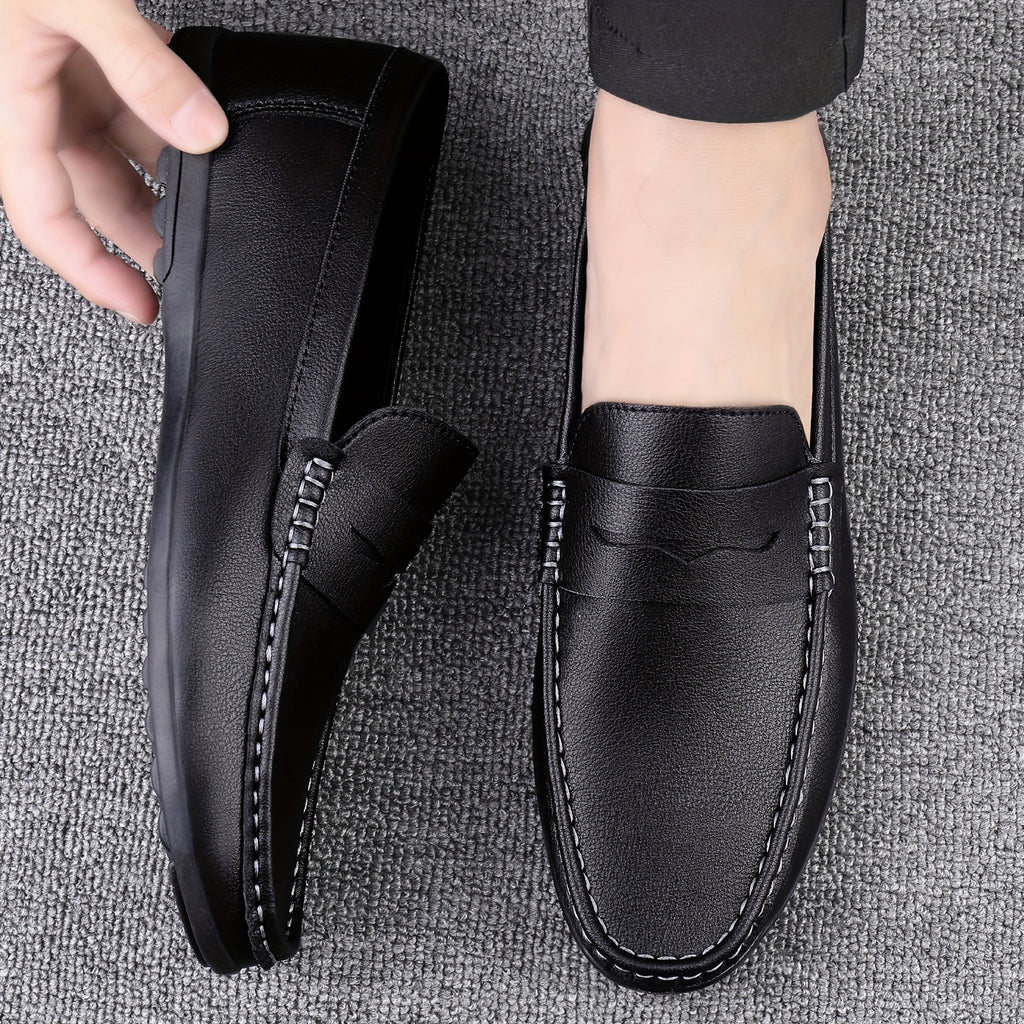 UrbanPenny | Heren Vintage Penny Loafers - Comfy Slip-On Formele Schoenen