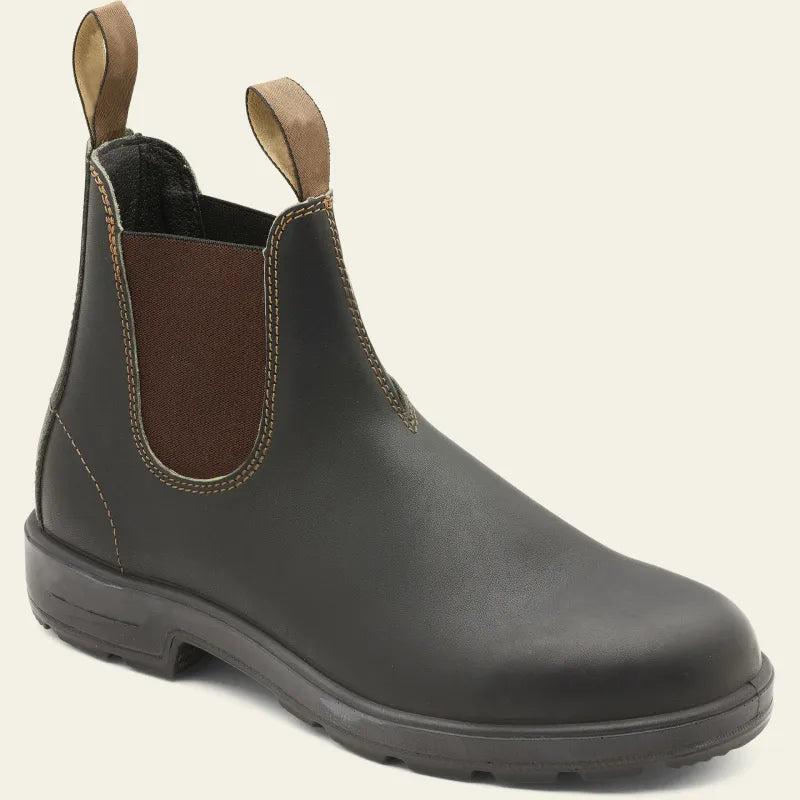 HydroSole | Waterdichte Chelsea-laarzen voor heren en dames – instapmodel, elegante regen- en winterlaarzen in leren stijl