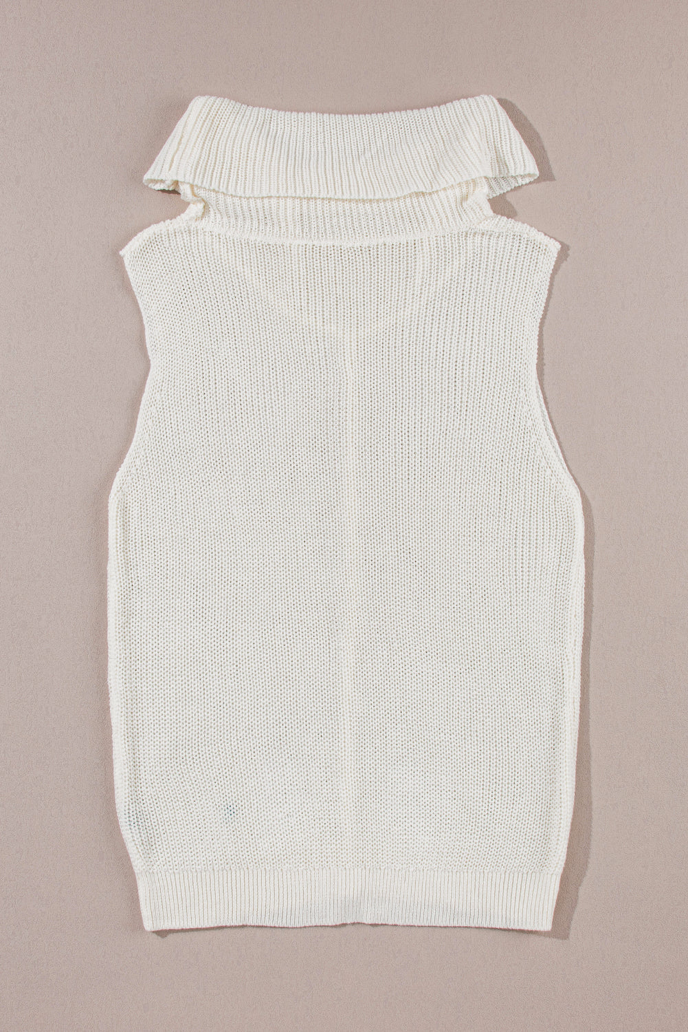 Eviana | Dames mouwloze gebreide pullover vest – ronde hals, middennaad, zeer comfortabel topje