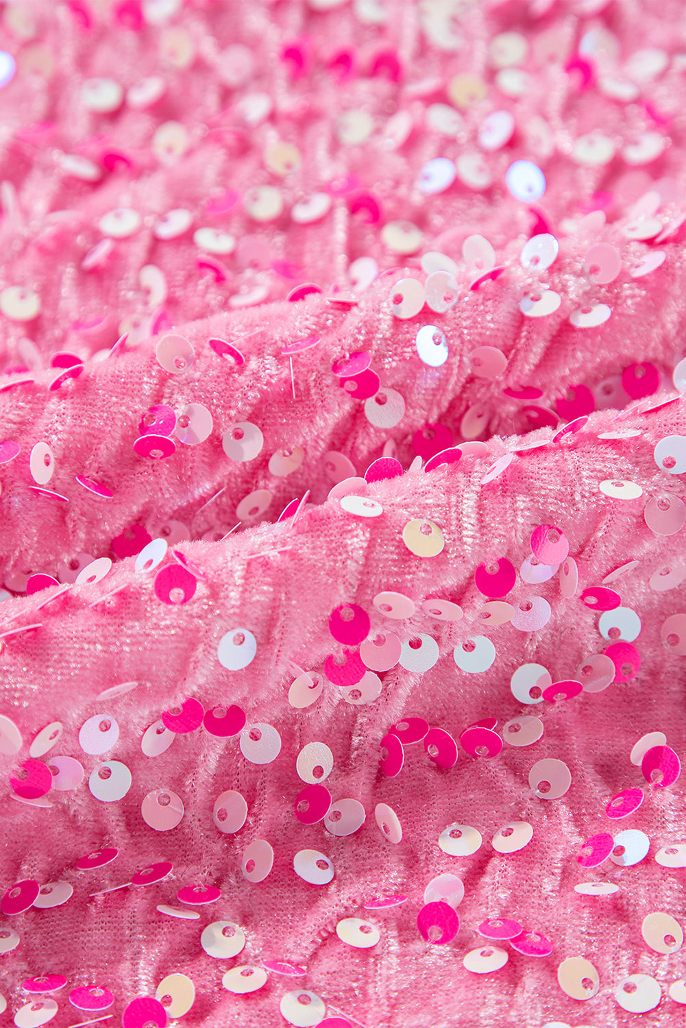 Florie | Roze lovertjes bodycon mini jurk