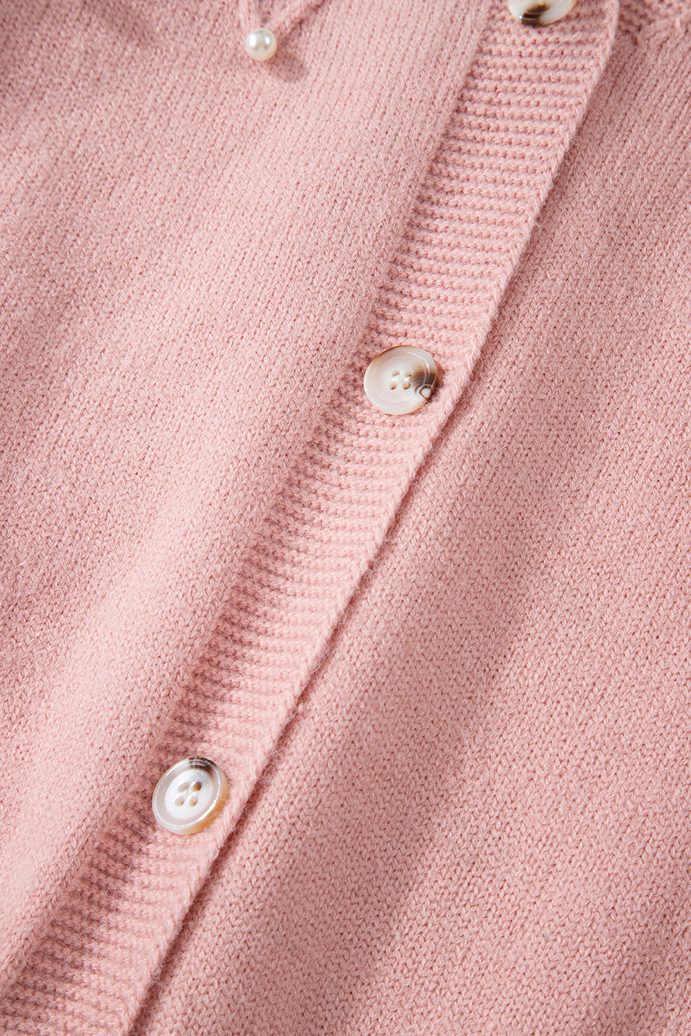 Crescenda | Elegant Cashmere Cardigan met Parel – Dames Herfst/Winter Luxe Vest