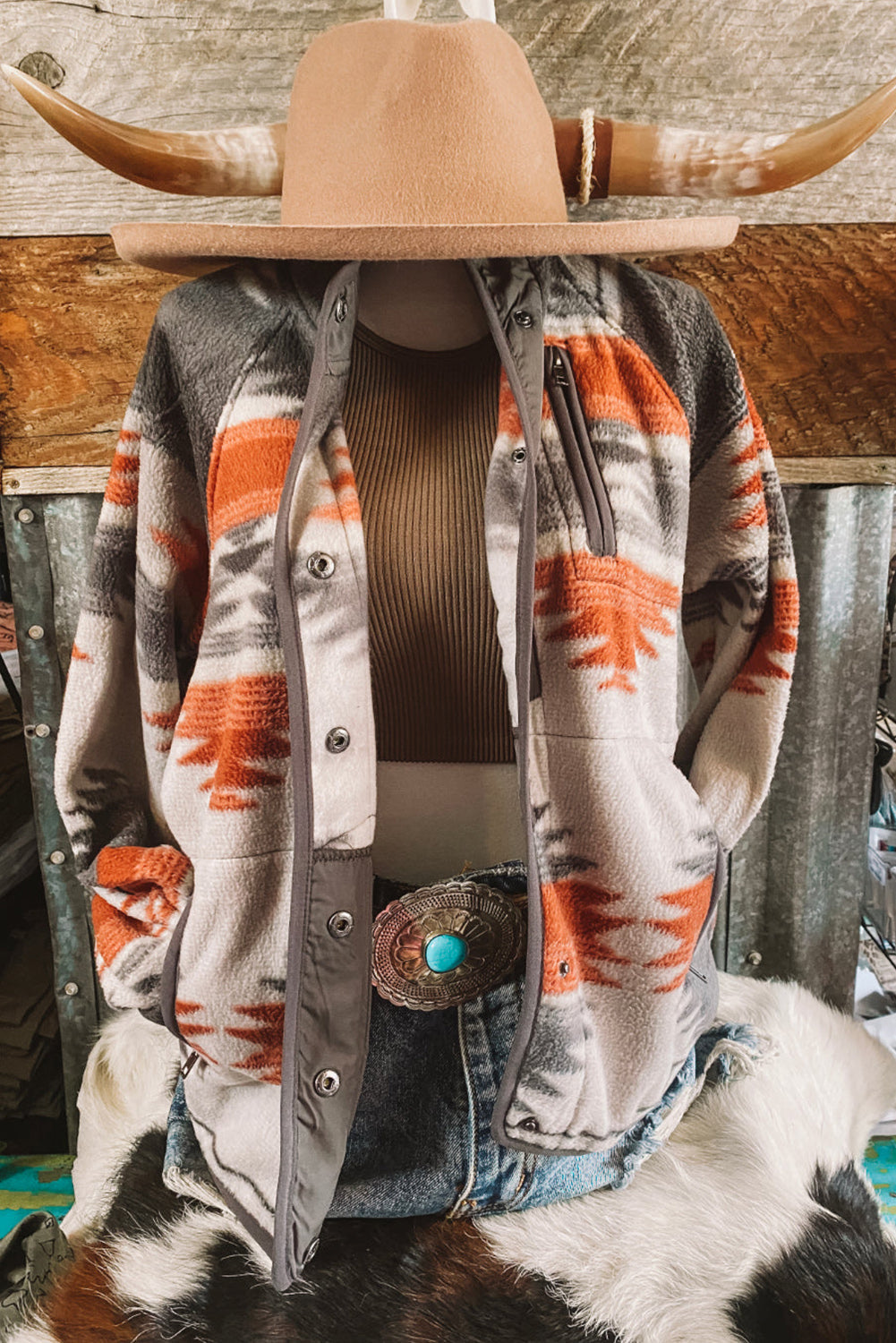 Charisse | Fleece damesjack met drukknopen - Zachte, warme, stijlvolle bovenkleding