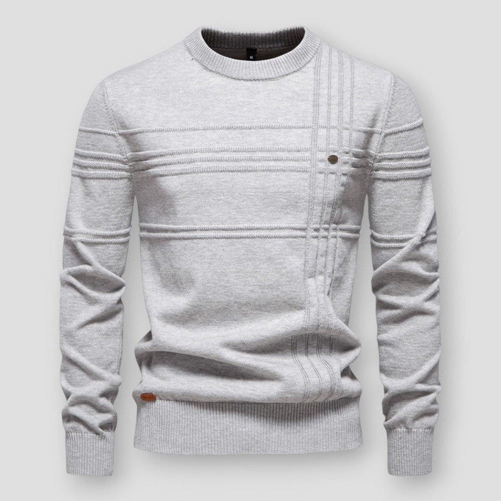 Iskar | Heren Klassieke Trui – Ronde Hals, Duurzaam Comfort, Moderne Casual Look