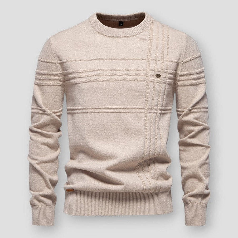 Iskar | Heren Klassieke Trui – Ronde Hals, Duurzaam Comfort, Moderne Casual Look