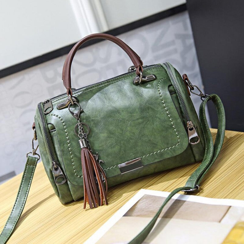 Avenza | Stijlvolle leren handtas voor vrouwen met verstelbare schouderriem - veelzijdig en chic modeaccessoire