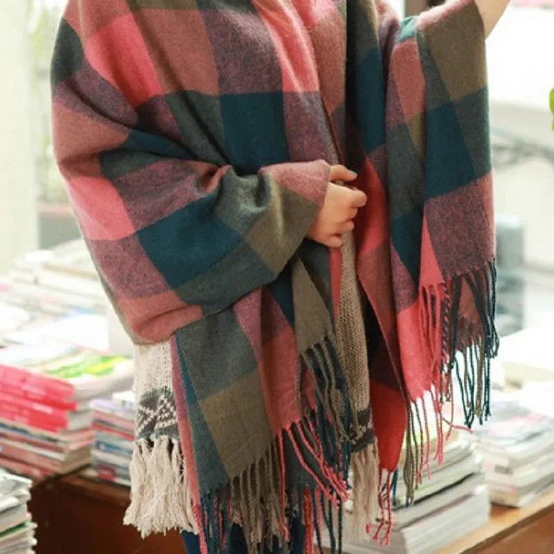 Velvique | Premium Kasjmier Sjaal - Ultra-Zachte Thermische Sjaal voor Vrouwen, Elegant Winter Accessoire