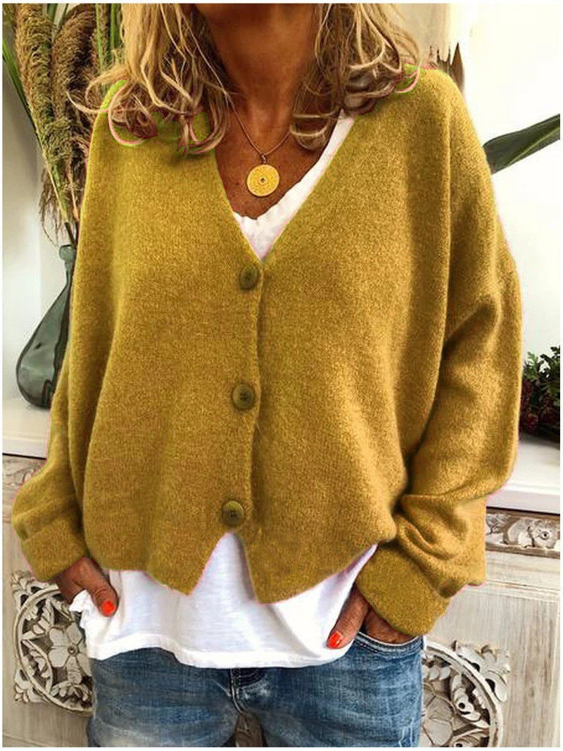 Alnira | Gilet en maille douce pour femme – Gilet ouvert décontracté