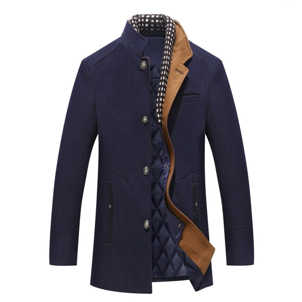 Maxton | Men's Wool Winter Coat - Warm, Stylish Outerwear