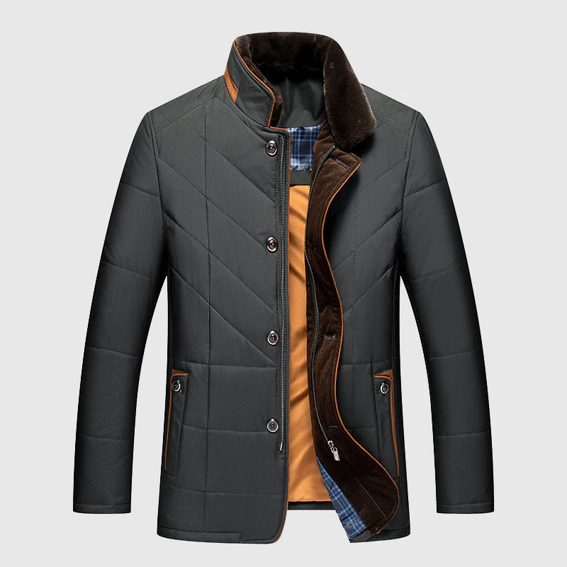 Zavren | Doudoune d'hiver pour homme – Veste chaude, isolante et imperméable
