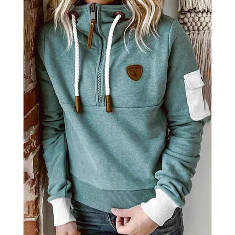 Jovienne | Stijlvolle damesjas met capuchon - Casual Jas met rits