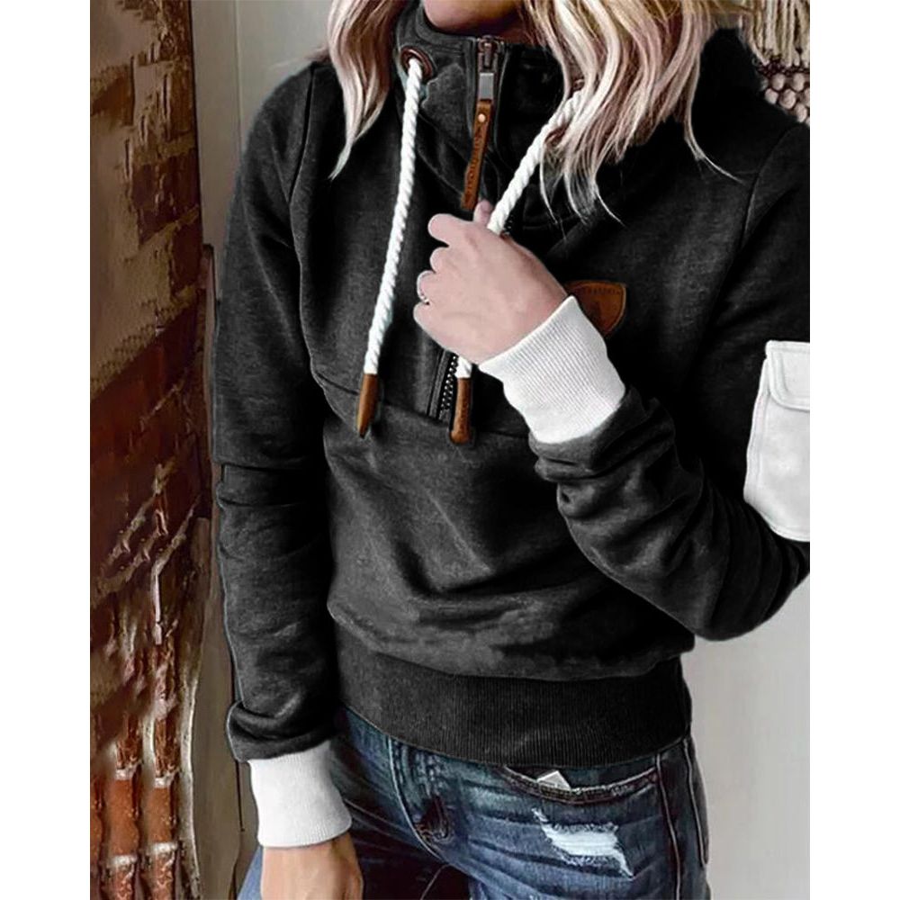 Jovienne | Stijlvolle damesjas met capuchon - Casual Jas met rits