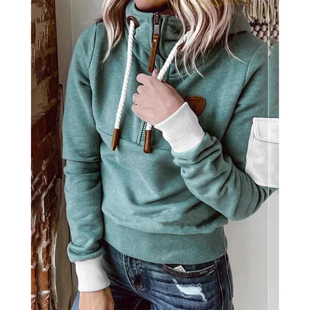 Jovienne | Stijlvolle damesjas met capuchon - Casual Jas met rits