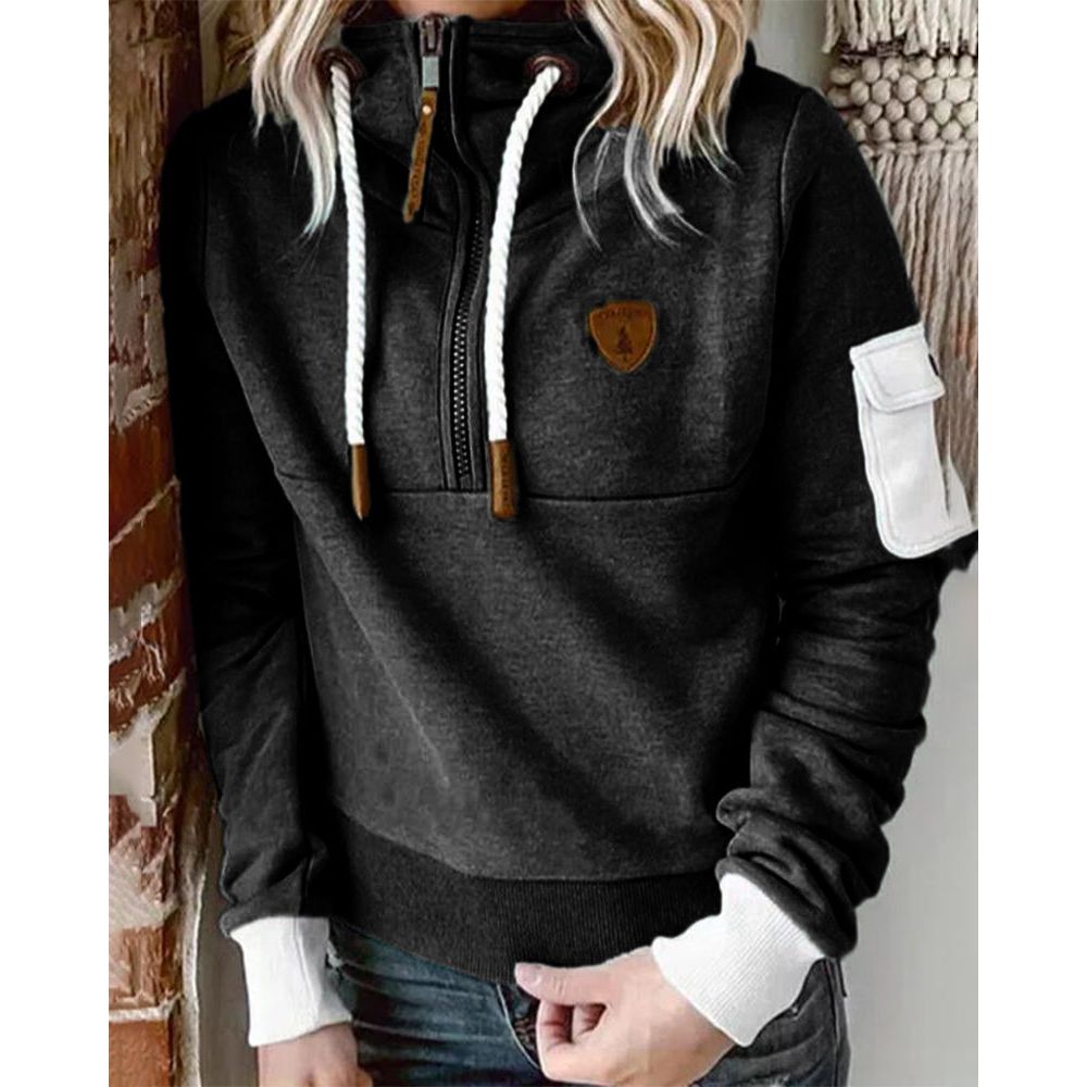 Jovienne | Stijlvolle damesjas met capuchon - Casual Jas met rits