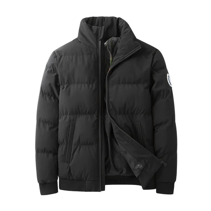 Dashiell | Stand-Up Collar Puffer Jacket - Quilted Winter Coat
