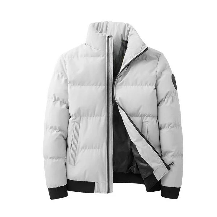 Dashiell | Stand-Up Collar Puffer Jacket - Quilted Winter Coat