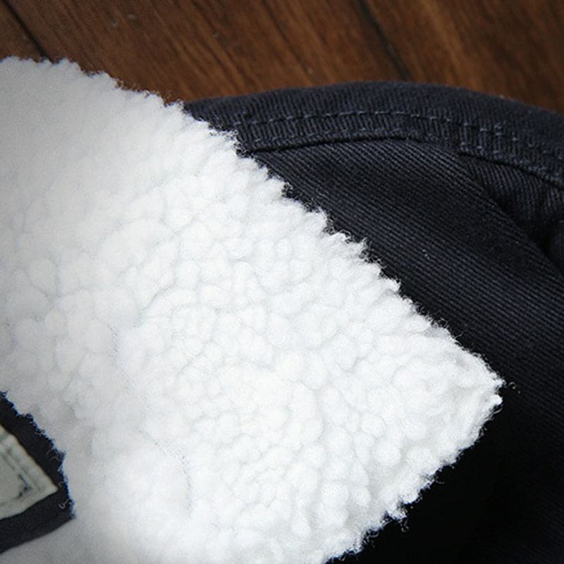 Theron | Denimjack met fleecevoering voor heren - Warme, stijlvolle, casual bovenkleding