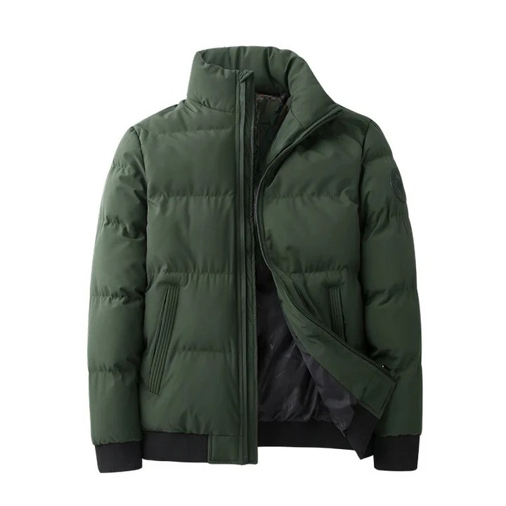 Dashiell | Stand-Up Collar Puffer Jacket - Quilted Winter Coat