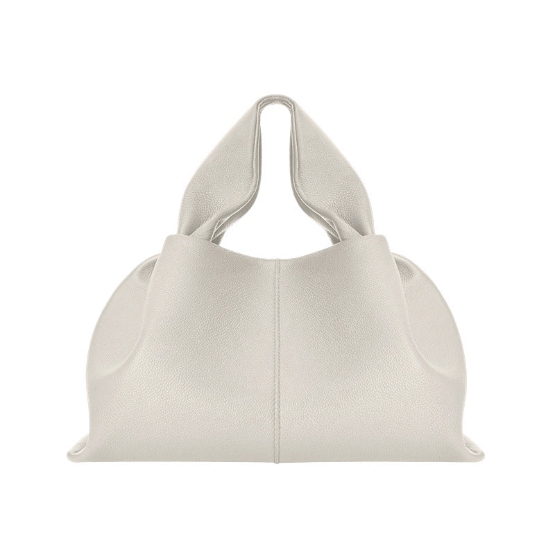 Solvia | Vintage zachte leren kleine draagtas, handtas, lichtgewicht handtas voor dagelijks gebruik