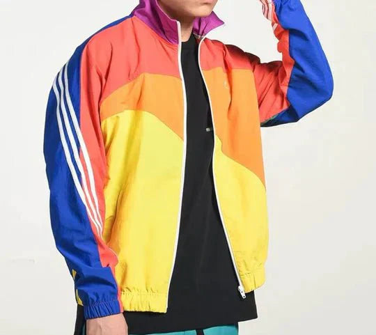 Herlan | Retro windjack voor heren – Lichtgewicht winddichte jas, loszittende streetwear-bovenkleding