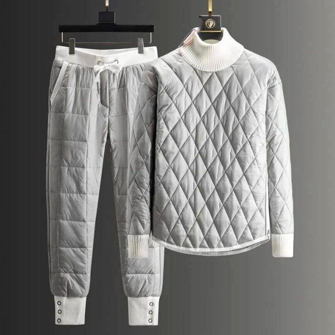 Conan | Heren warm gewatteerd trainingspak voor de winter, thermisch comfort & stijlvolle pasvorm