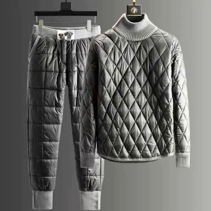 Conan | Heren warm gewatteerd trainingspak voor de winter, thermisch comfort & stijlvolle pasvorm