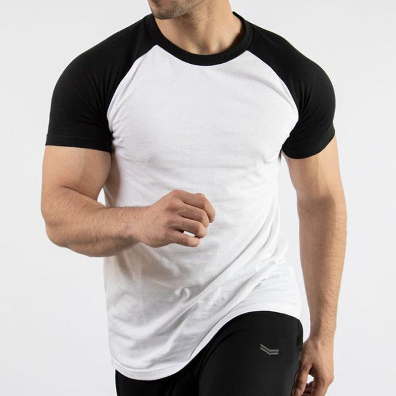 Eamon | Casual T-shirt met contrasterende kleuren en ronde hals