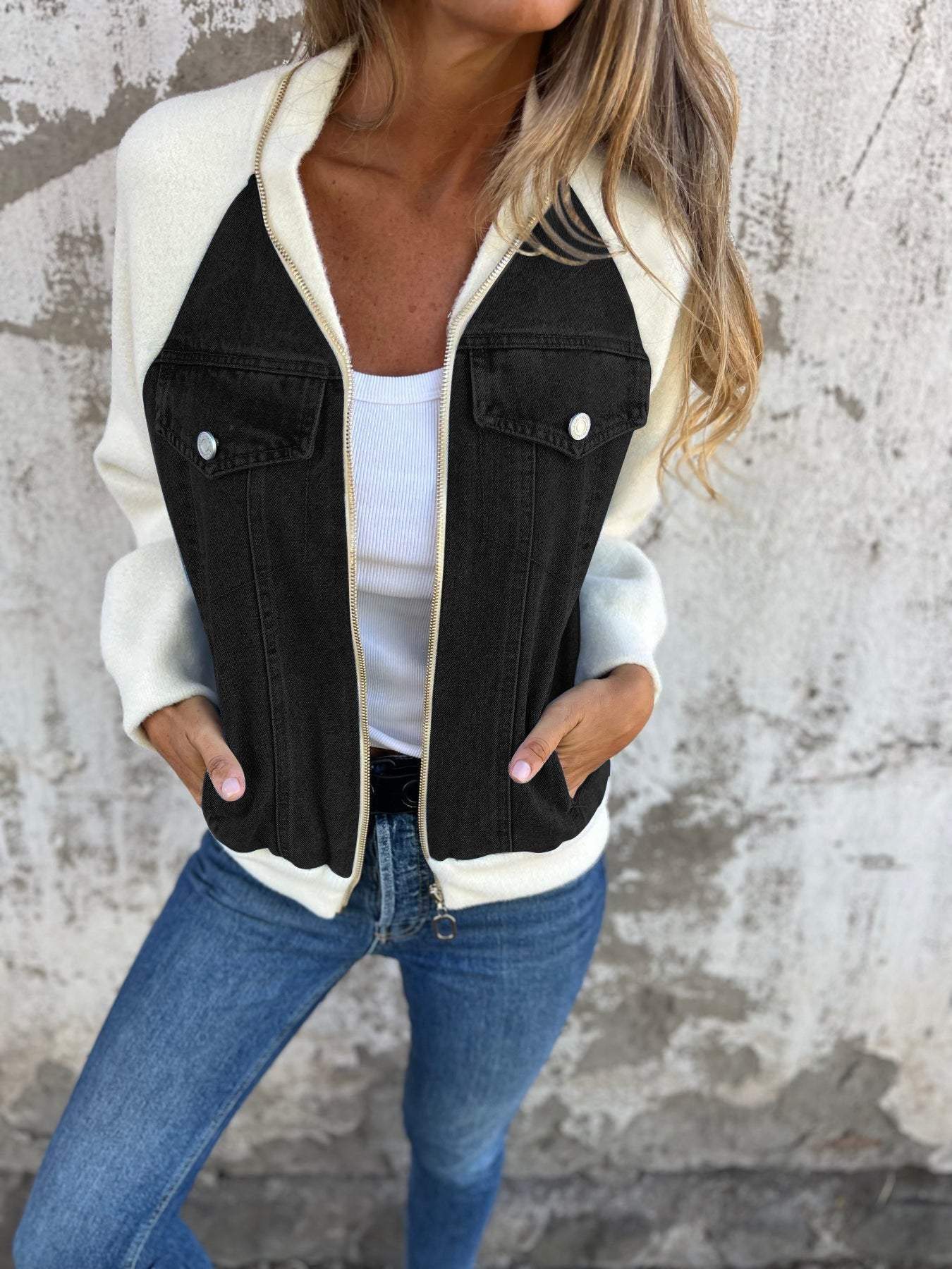 Rosalind | Elegant denim jack voor dames – Stijlvolle, casual en veelzijdige bovenkleding