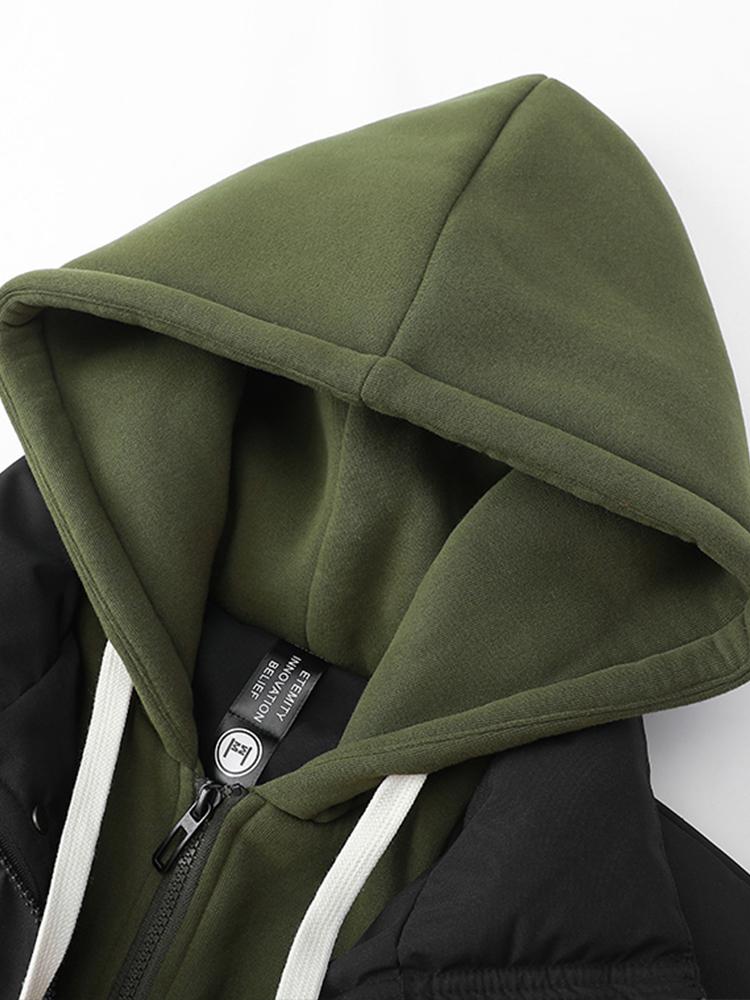 Imran | Stijlvolle heren Pufferjack met capuchon - Warme Winterjas met Modern Ontwerp - Perfect voor Koud Weer