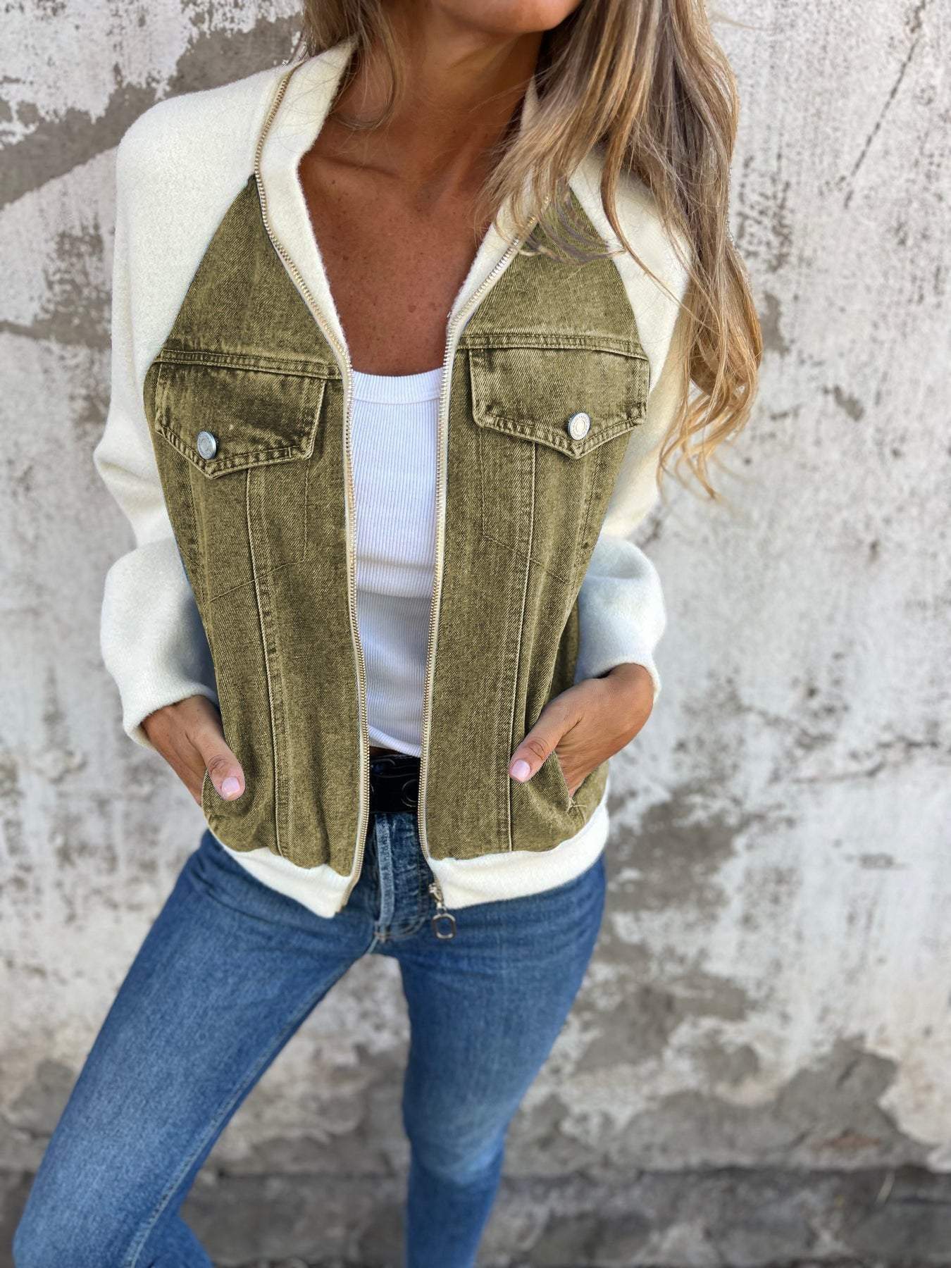 Rosalind | Elegant denim jack voor dames – Stijlvolle, casual en veelzijdige bovenkleding