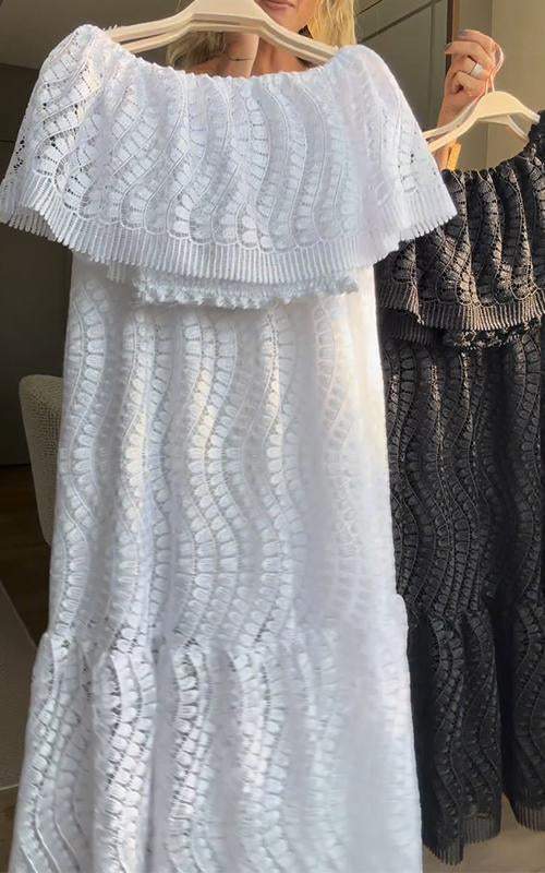 Raquel | Casual Off-shoulder uitgesneden tweedelige set