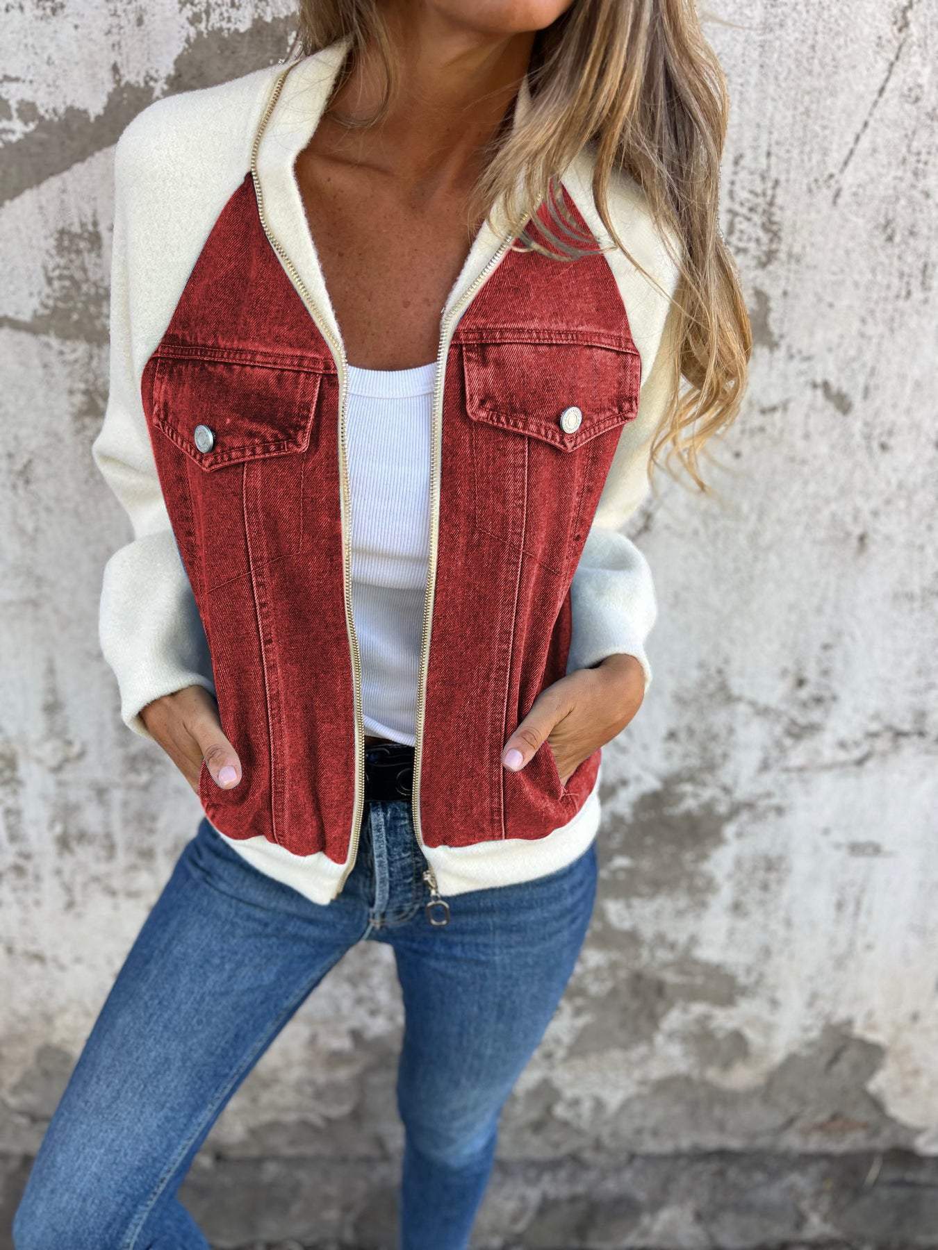 Rosalind | Elegant denim jack voor dames – Stijlvolle, casual en veelzijdige bovenkleding