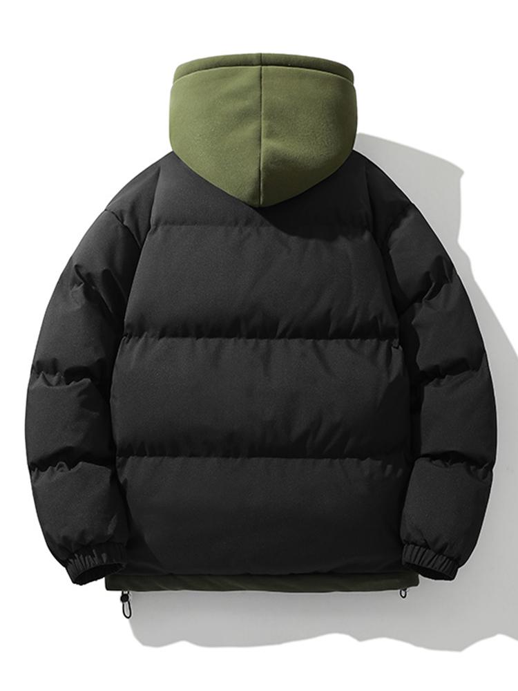 Imran | Stijlvolle heren Pufferjack met capuchon - Warme Winterjas met Modern Ontwerp - Perfect voor Koud Weer