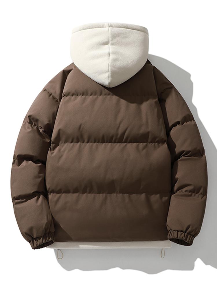 Imran | Stijlvolle heren Pufferjack met capuchon - Warme Winterjas met Modern Ontwerp - Perfect voor Koud Weer