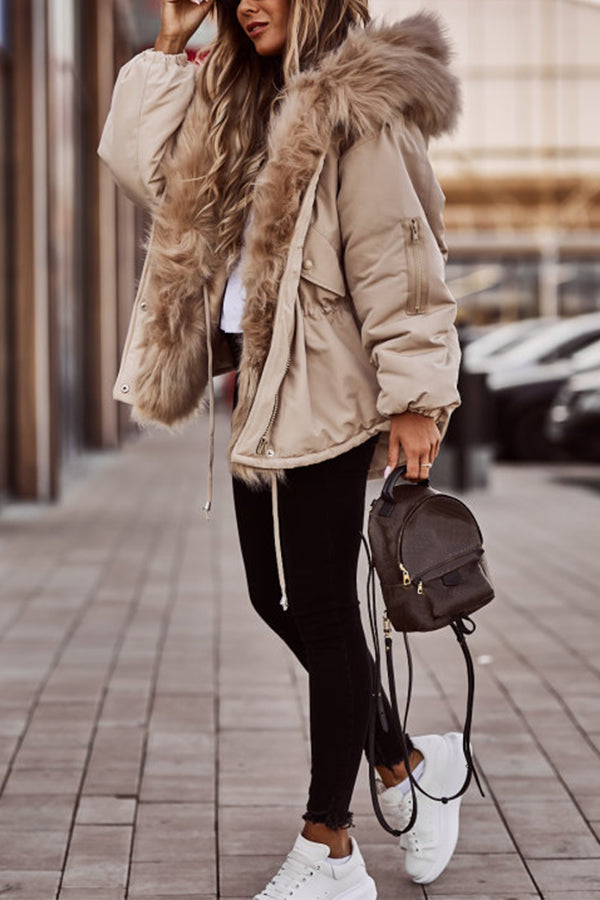 Lyvessa | Premium winterparka voor dames – Stijlvolle lange jas met capuchon van imitatiebont