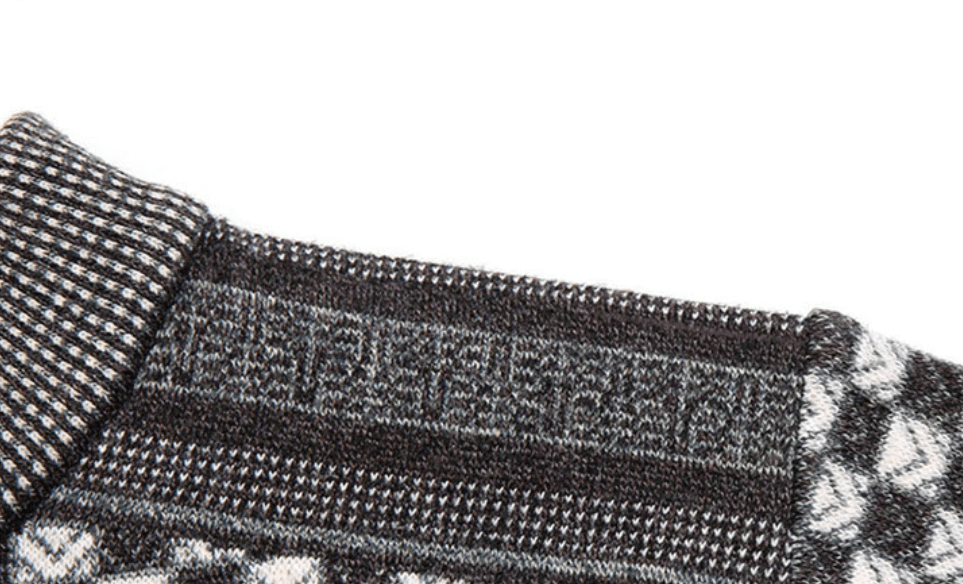 Gerard | Geruite fleece trui voor heren, warme pullover voor herfst en winter, gezellig geruit ontwerp