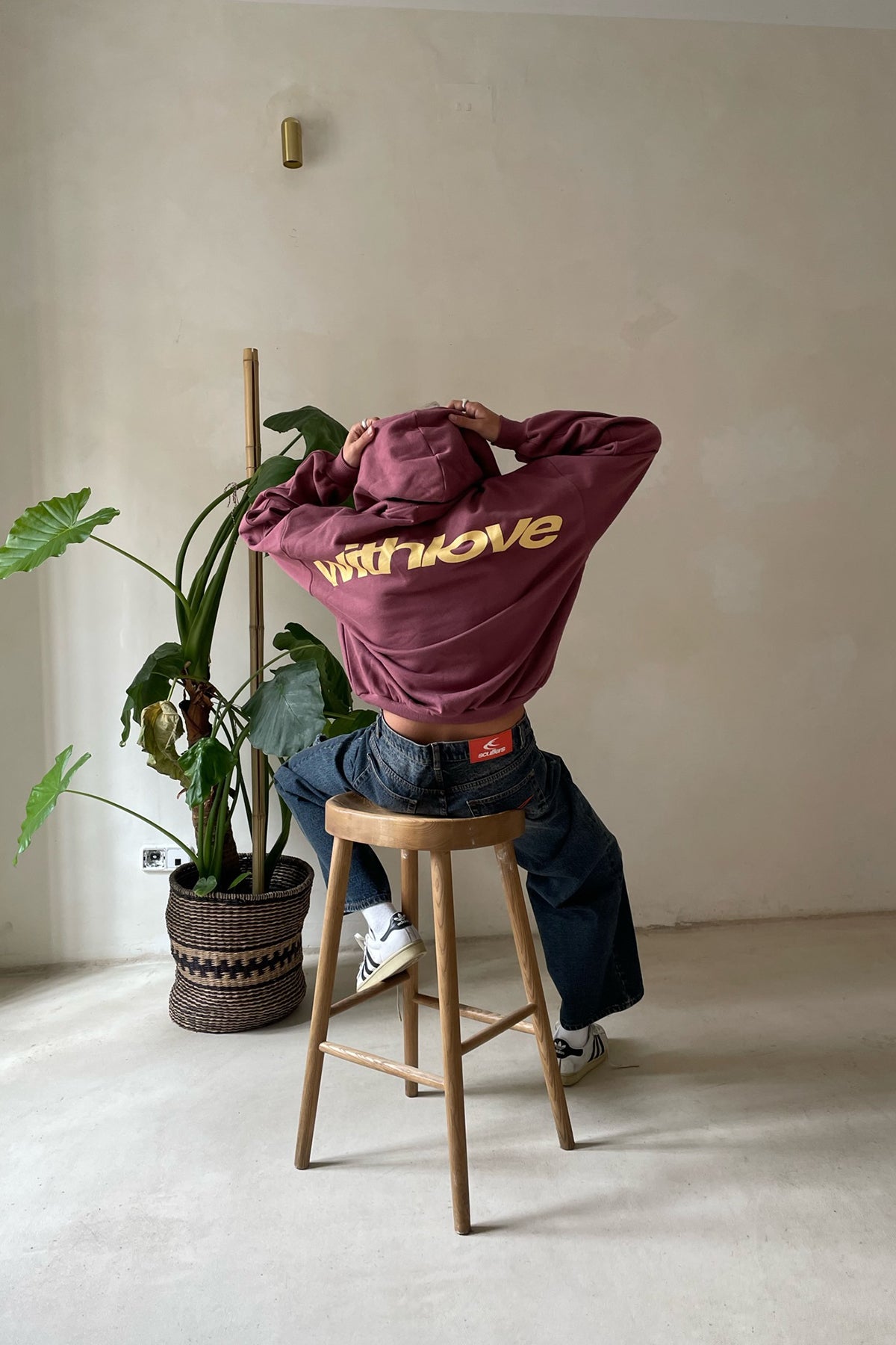 Arwenna | Hoodie met letterprint voor dames – Casual sweatshirt met relaxte pasvorm, comfortabele luxe trui