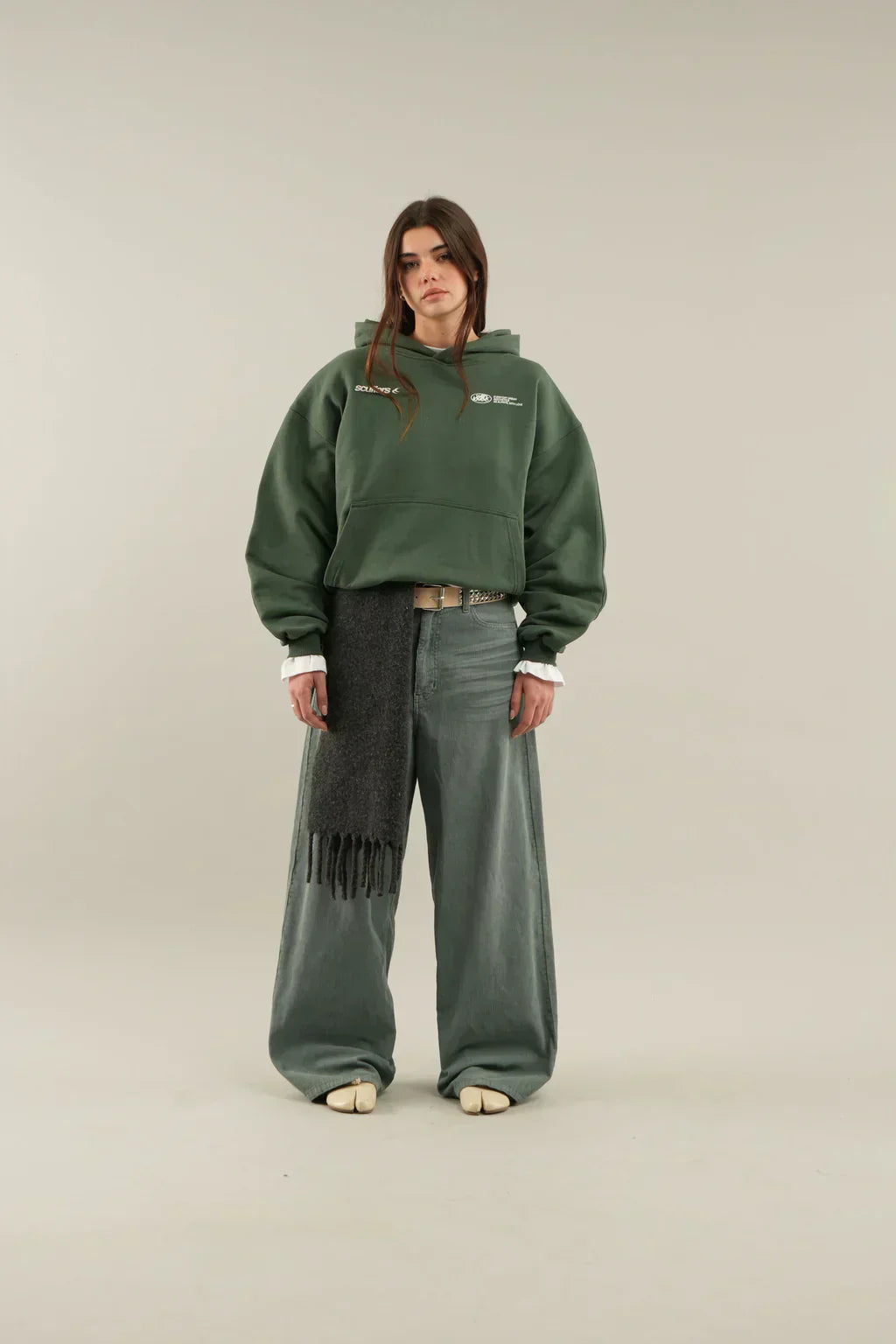 Arwenna | Sweat à capuche imprimé lettres pour femme – Sweat décontracté à la coupe ample, pull luxueux et confortable